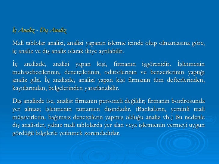 İşletmenin finansal analiz yöntemleri - başarının ana yolu İşletmenin finansal analiz yöntemleri - başarının ana yolu